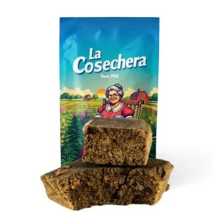 Dry Afgano hash CBD premium con packaging exclusivo de La Cosechera