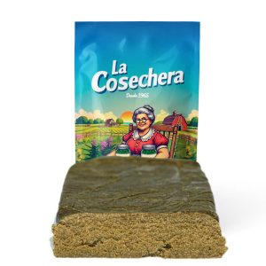 Nepali hash CBD mayorista con packaging La Cosechera