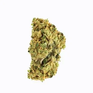 Flores de CBD Jack Herer Greenhouse con cogollos compactos y tricomas visibles en La Cosechera