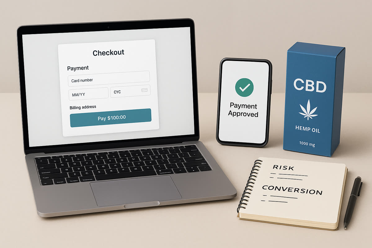 Checkout y conversión en tienda online de CBD Imagen de checkout y conversión para tienda online de CBD