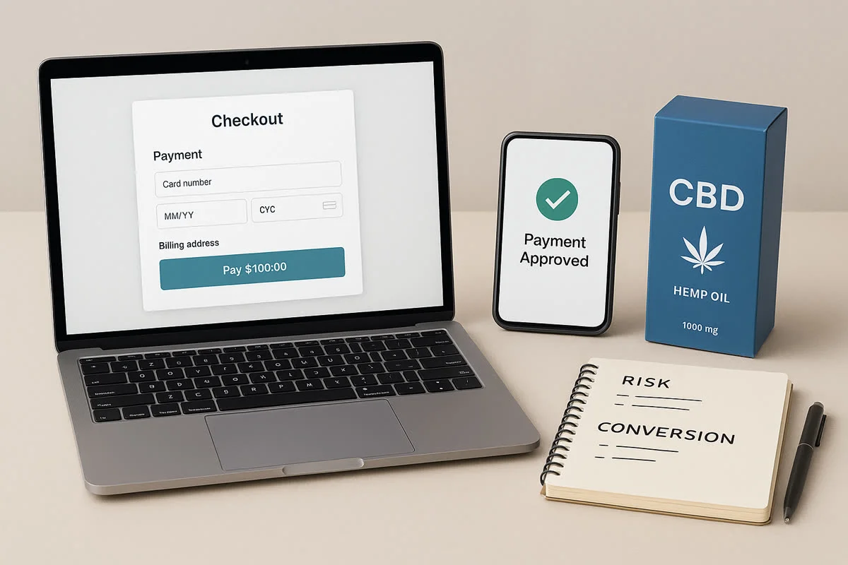 Checkout y conversión en tienda online de CBD Imagen de checkout y conversión para tienda online de CBD