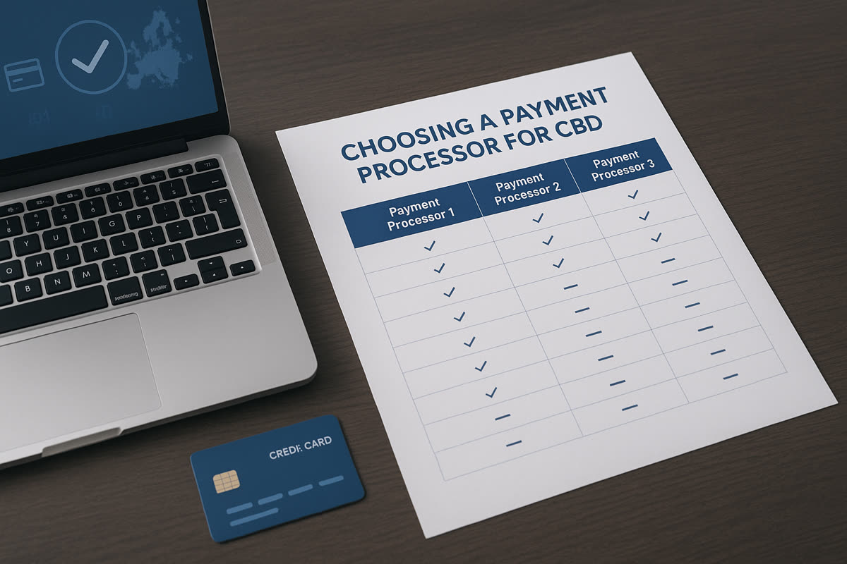 Comparar procesadores de pago para CBD Imagen editorial para comparar procesadores de pago para CBD