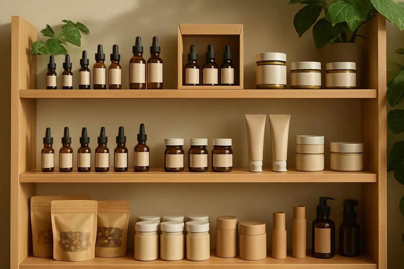 Lineal de tienda CBD organizado por familias y zonas de pack para mejorar venta y margen