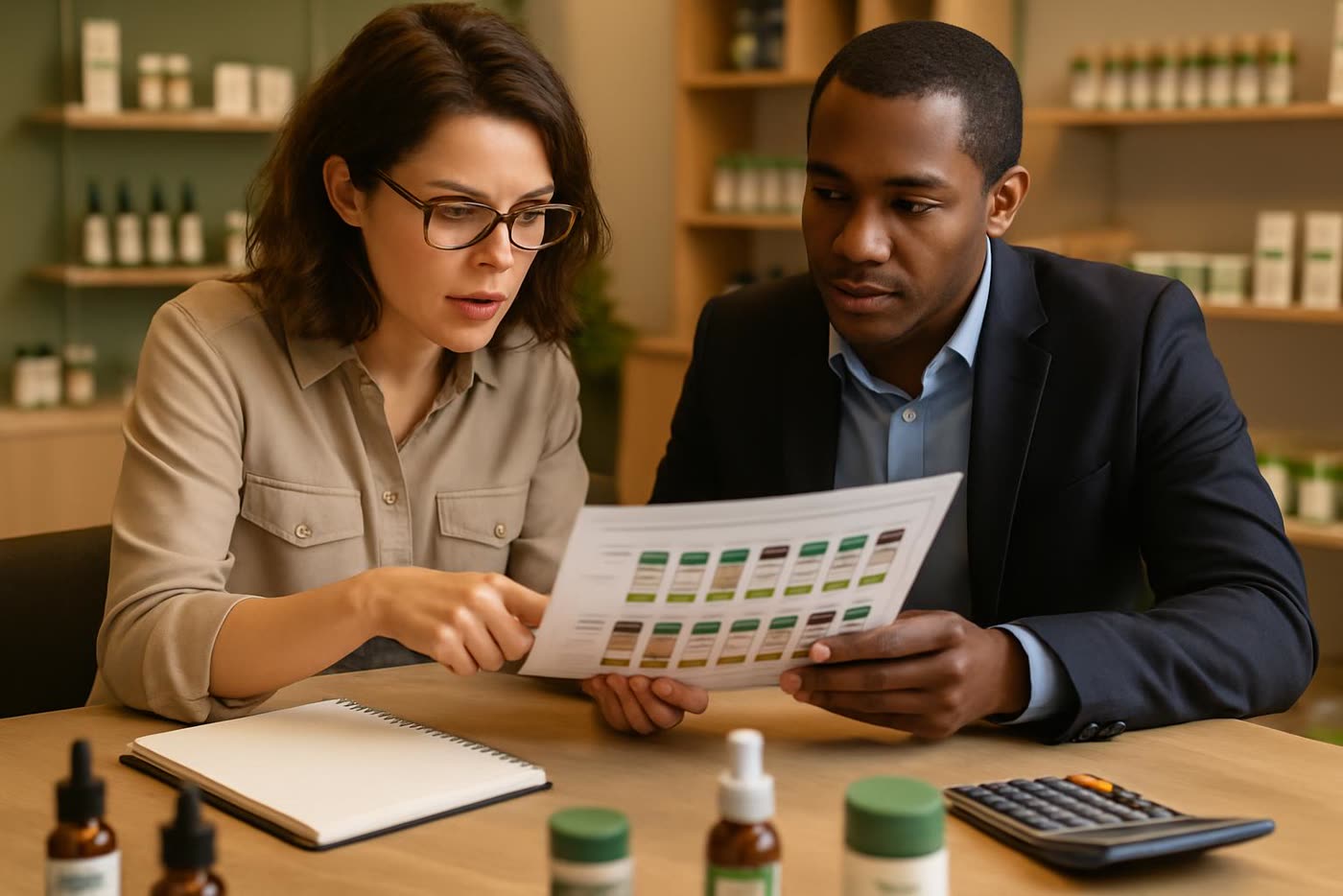 Equipo revisando mezcla de catálogo, ticket medio y estrategia de precios en CBD