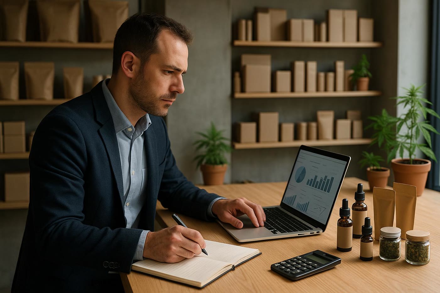 Análisis de costes y punto de equilibrio en una tienda de CBD