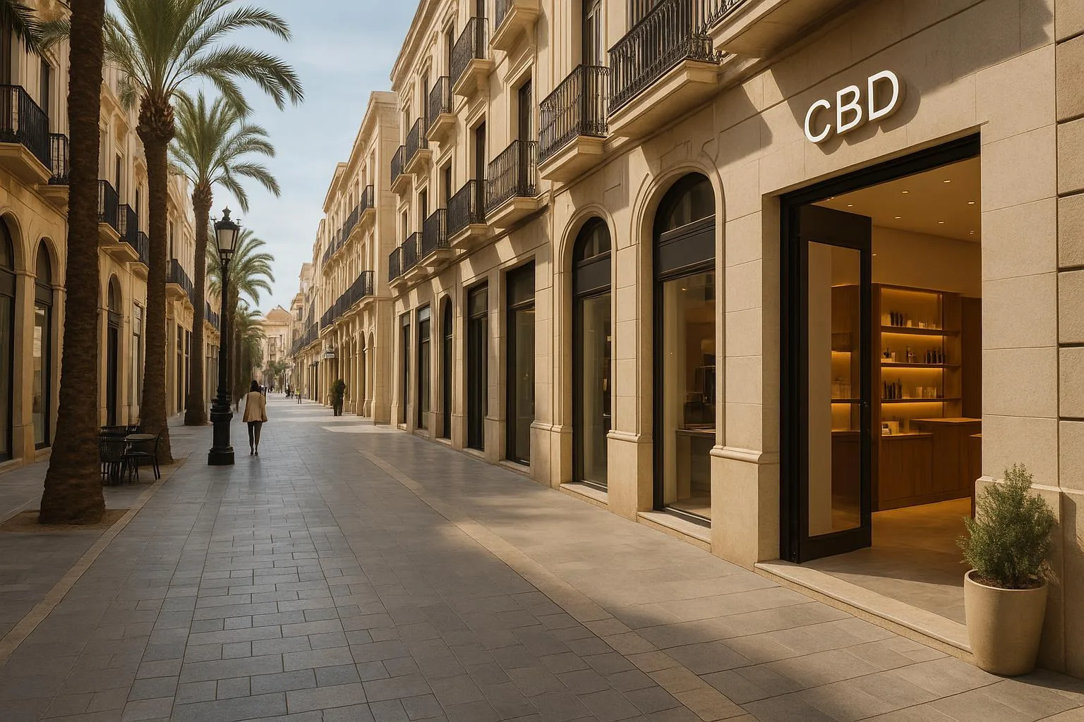 Zona comercial de Almería para página SEO local de La Cosechera