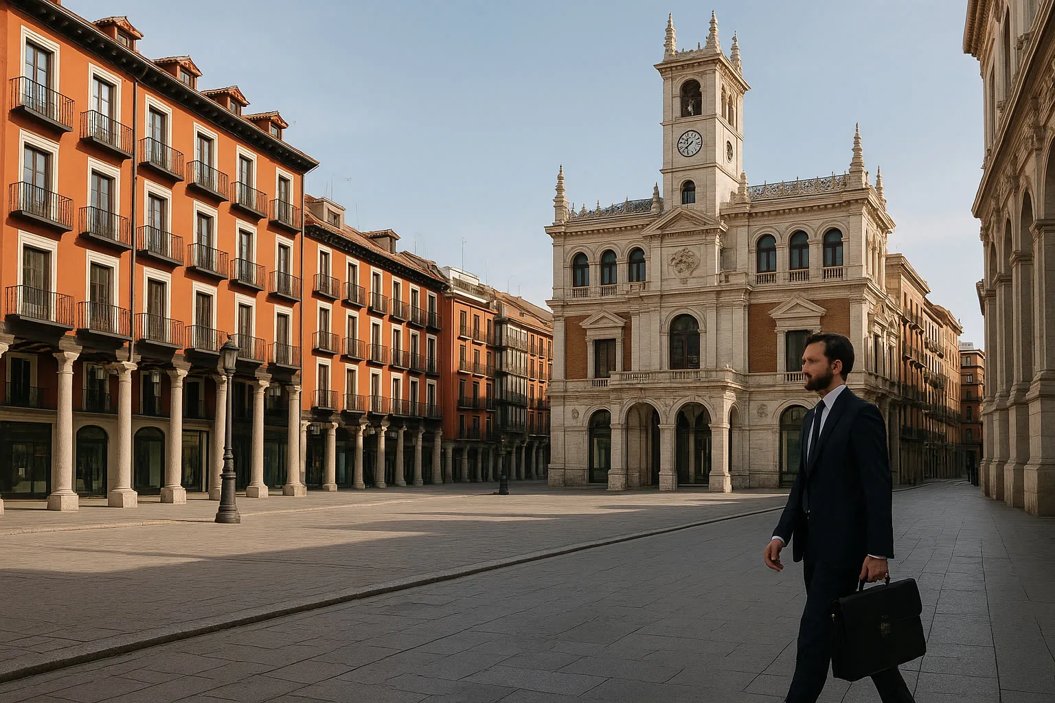 CBD al por mayor en Valladolid para tiendas y profesionales con imagen urbana realista de la ciudad