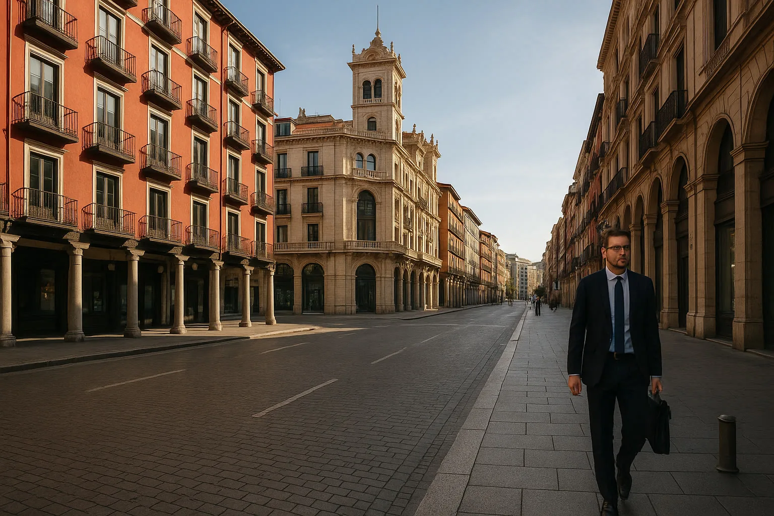 Compra profesional de CBD al por mayor en Valladolid con escena urbana realista