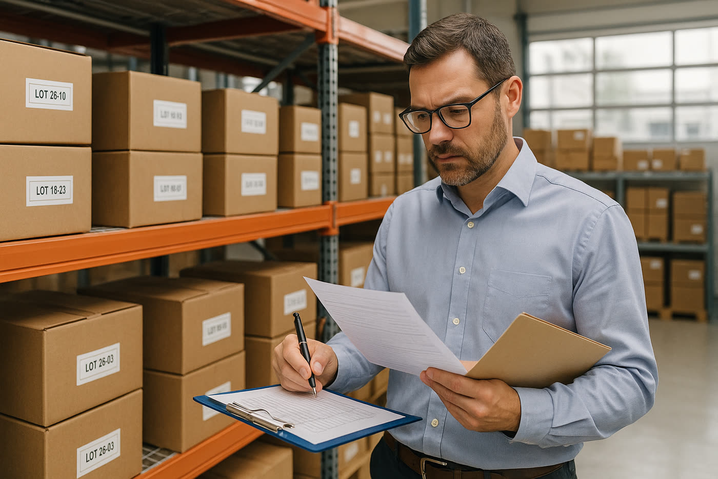 Control de lotes y trazabilidad documental en almacén profesional de CBD