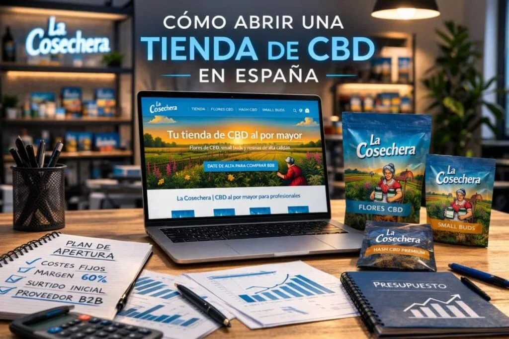 Cumplimiento de normativa para tienda CBD La Cosechera, asegurando calidad y legalidad en productos aromáticos