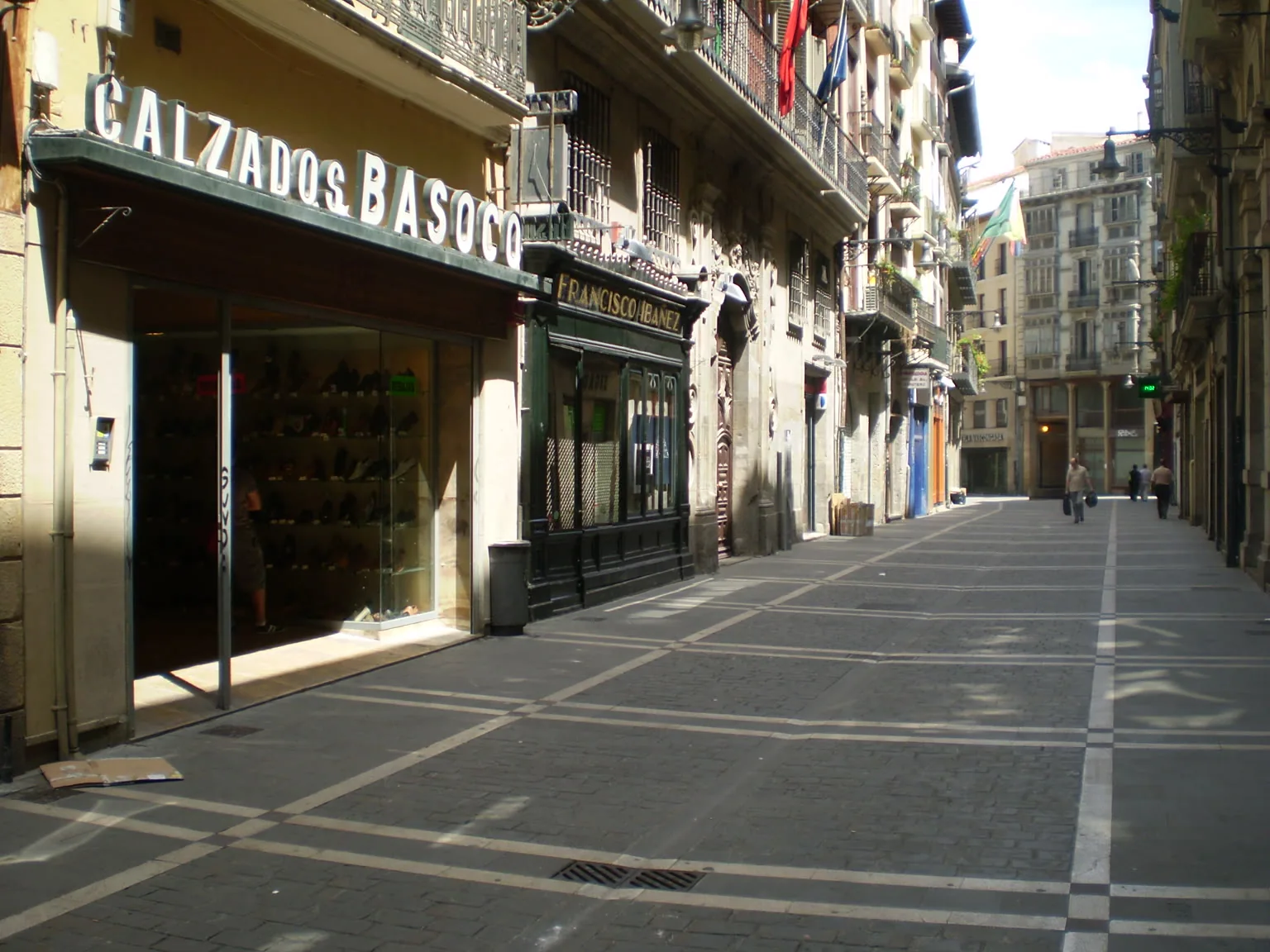 Zona comercial de Pamplona para página SEO local de La Cosechera