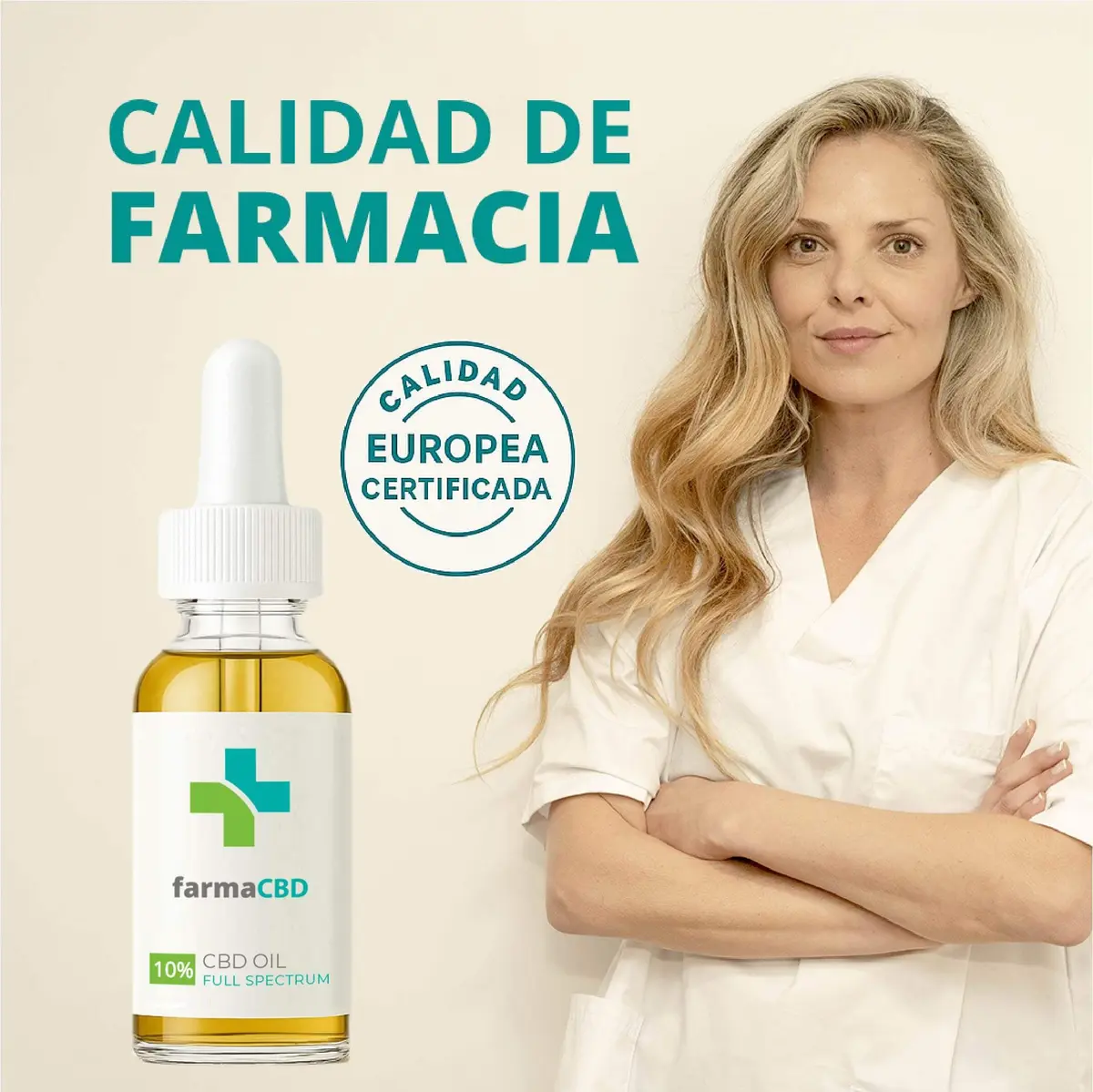 Control de calidad premium del Aceite CBD 10% Farma CBD