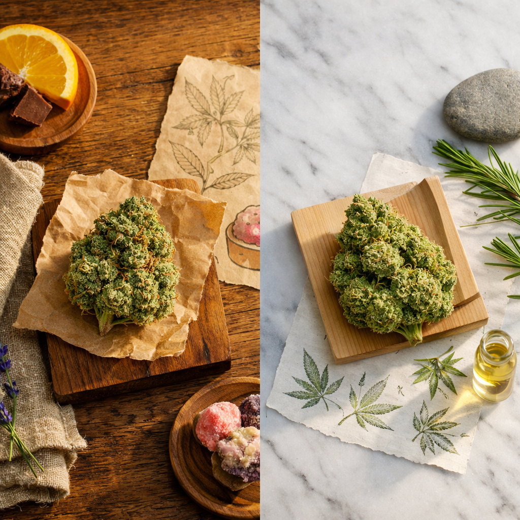 Comparativa visual Gelato Cookies y Critical+ sobre superficies contrastantes